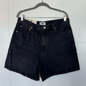 AGOLDE Stella High Rise Short in Bat, Size 31